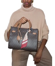 LIUJO MANHATTAN Bolso de compras con correa para el hombro. ante - Bolsos Mujer - 2