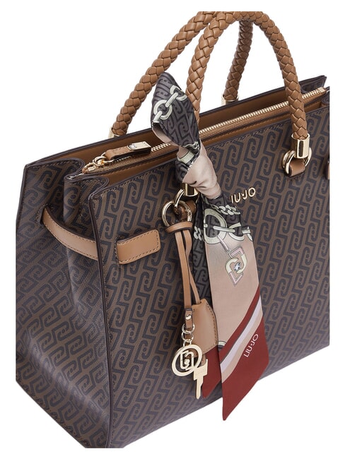 MANHATTAN Bolso de compras con correa para el hombro. ante - Bolsos Mujer