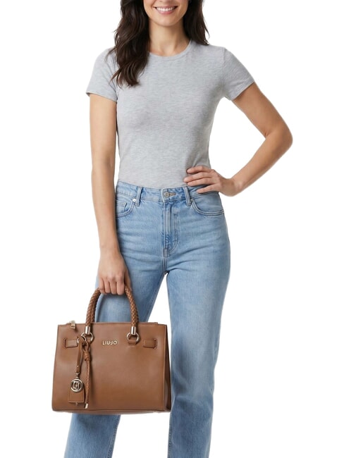 MANHATTAN Bolso de mano con correa para el hombro. ante - Bolsos Mujer
