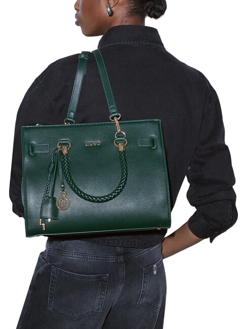 MANHATTAN Bolso de compras con correa para el hombro. bosque - Bolsos Mujer