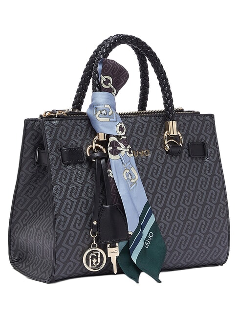MANHATTAN Bolso de mano con correa para el hombro. NEGRO - Bolsos Mujer