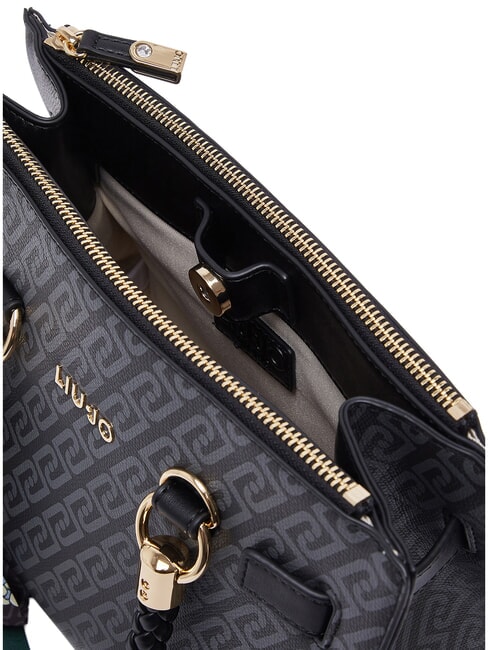 MANHATTAN Bolso de mano con correa para el hombro. NEGRO - Bolsos Mujer