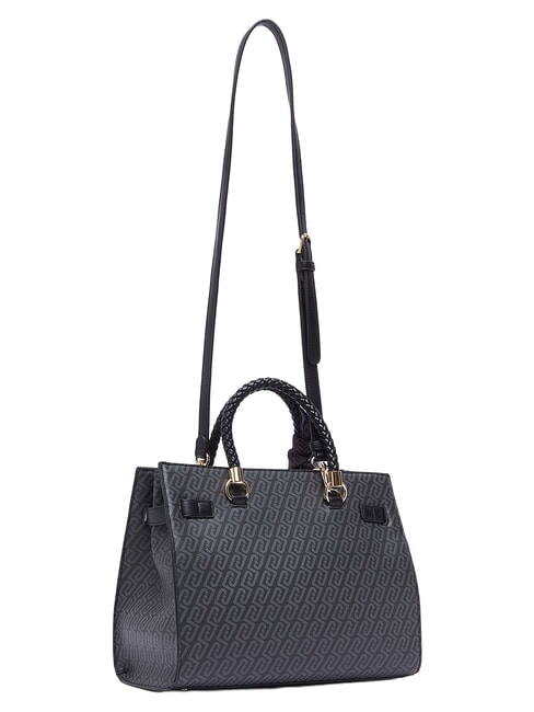 MANHATTAN Bolso de compras con correa para el hombro. NEGRO - Bolsos Mujer