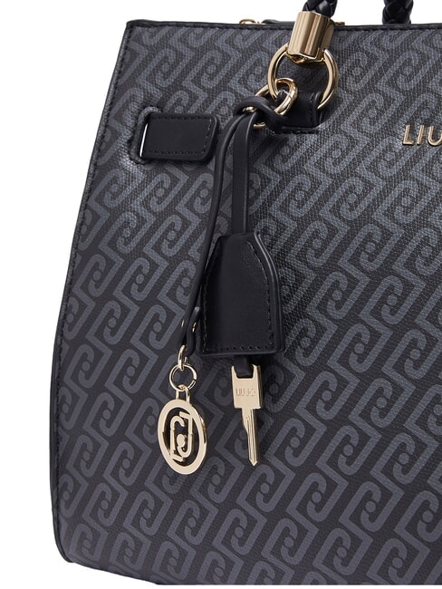 MANHATTAN Bolso de compras con correa para el hombro. NEGRO - Bolsos Mujer