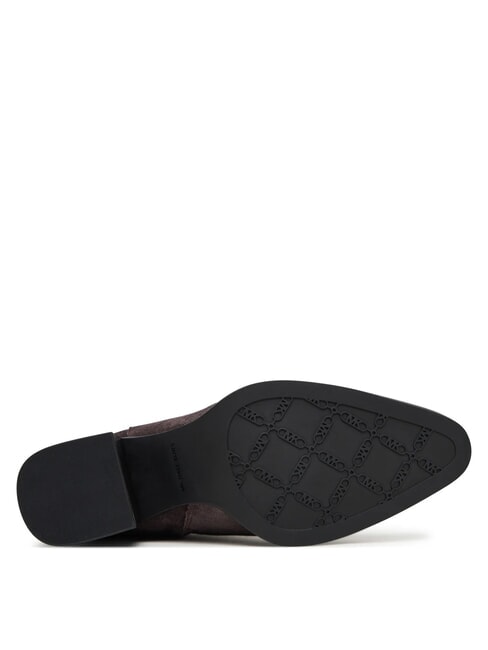 LEX Botines de piel de ante chocolate - Zapatos Mujer