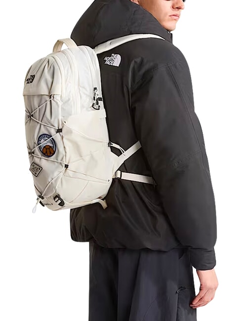 W BOREALIS PATCH Mochila de viaje duna/parche blanco - Mochilas Escuela & Tiempo Libre