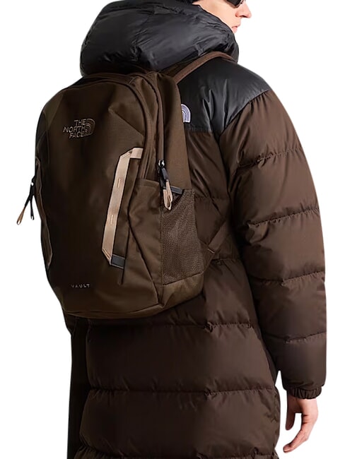 VAULT Mochila para port&aacute;til de 13" casta&ntilde;o oscuro/granate - Mochilas Escuela & Tiempo Libre