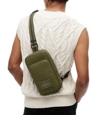TOMMY HILFIGER TH FOUNDATION Mochila de un solo hombro madera de olivo - Mochilas para port&aacute;til - 2