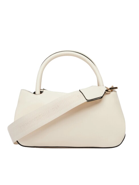 TH LOGOTAPE Bolso de mano con correa para el hombro crema suave - Bolsos Mujer
