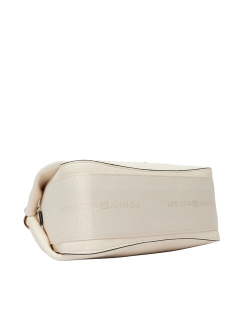 TH LOGOTAPE Bolso de mano con correa para el hombro crema suave - Bolsos Mujer