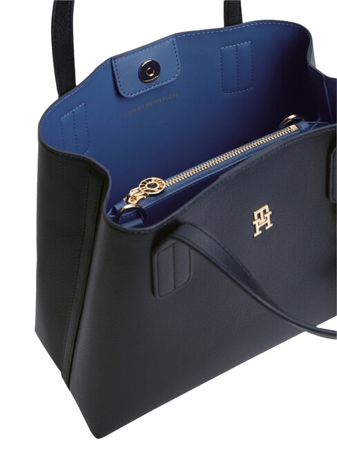 TH ICON Bolso de mano con correa para el hombro. espacio azul - Bolsos Mujer
