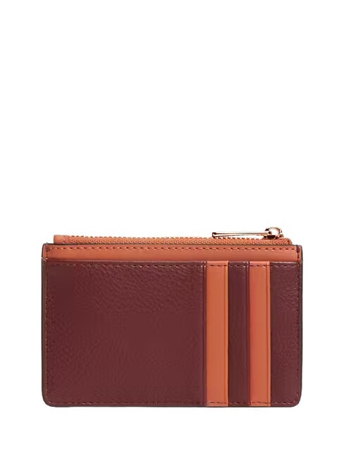 TH ICON Cartera de mujer terciopelo granate - Carteras Mujer