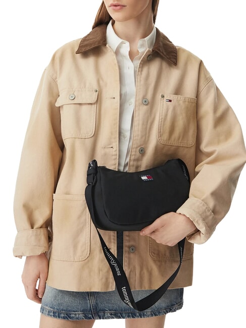 TJW ESS DAILY Bolso de hombro negro - Bolsos Mujer