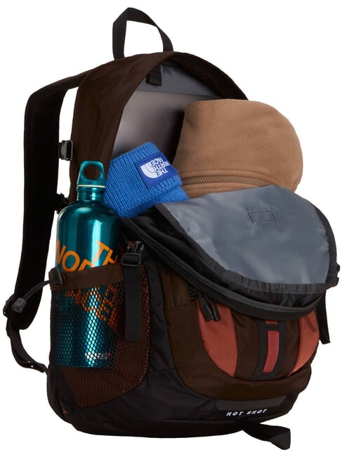 HOT SHOT Mochila de viaje de 30 litros casta&ntilde;o oscuro/cobre/negro TNF - Mochilas Escuela & Tiempo Libre