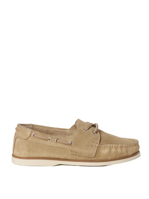 DECK SUEDE mocasines de cuero beige - Zapatos Mujer