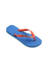 HAVAIANAS BRASIL LOGO Chanclas para hombre azul/naranja - Zapatos unisex - 2