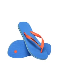 HAVAIANAS BRASIL LOGO Chanclas para hombre azul/naranja - Zapatos unisex - 3