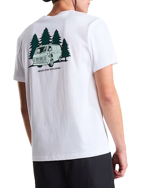 VAN LIFE Camiseta de manga corta, 100% algod&oacute;n blanco - camiseta