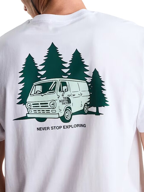 VAN LIFE Camiseta de manga corta, 100% algod&oacute;n blanco - camiseta