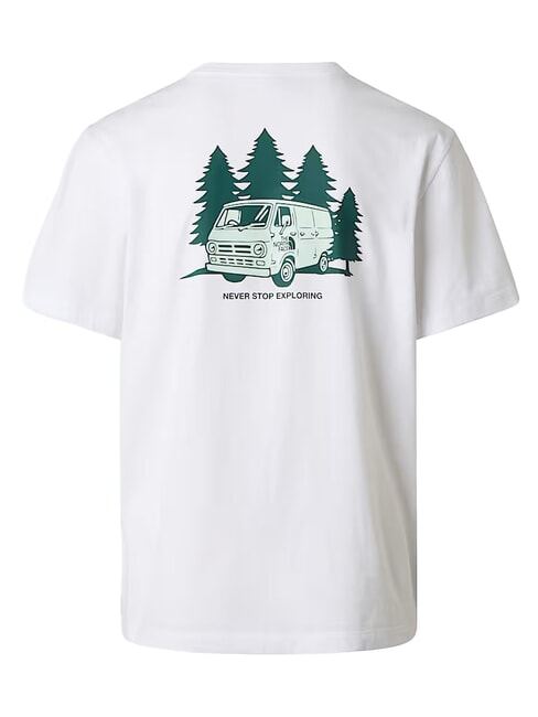 VAN LIFE Camiseta de manga corta, 100% algod&oacute;n blanco - camiseta