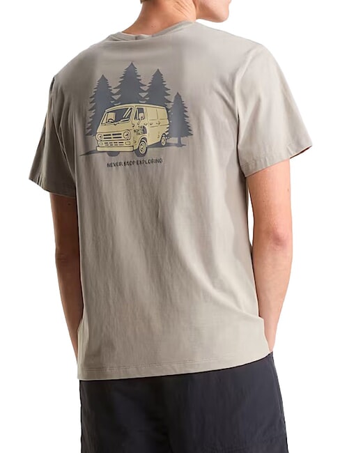 VAN LIFE Camiseta de manga corta, 100% algod&oacute;n losa de piedra - camiseta
