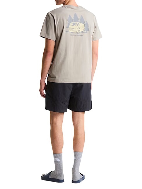 VAN LIFE Camiseta de manga corta, 100% algod&oacute;n losa de piedra - camiseta