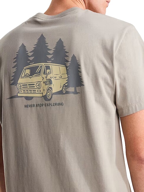 VAN LIFE Camiseta de manga corta, 100% algod&oacute;n losa de piedra - camiseta
