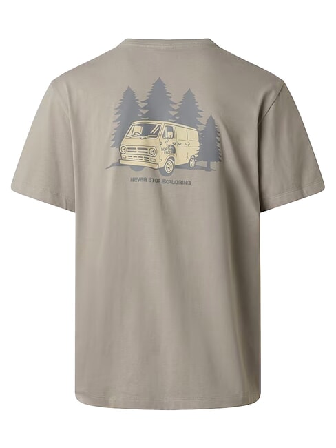 VAN LIFE Camiseta de manga corta, 100% algod&oacute;n losa de piedra - camiseta