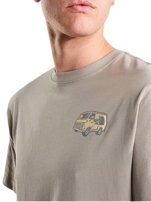 VAN LIFE Camiseta de manga corta, 100% algod&oacute;n losa de piedra - camiseta