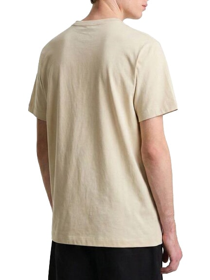 EVOLUTION Camiseta de manga corta, 100% algod&oacute;n piedra del desierto - camiseta