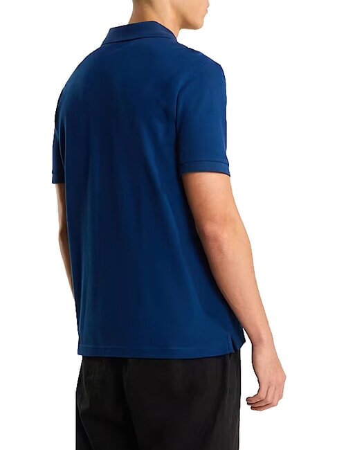 ESSENTIAL Camisa polo de manga corta azul de verano - camisa polo