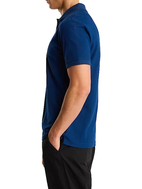 ESSENTIAL Camisa polo de manga corta azul de verano - camisa polo