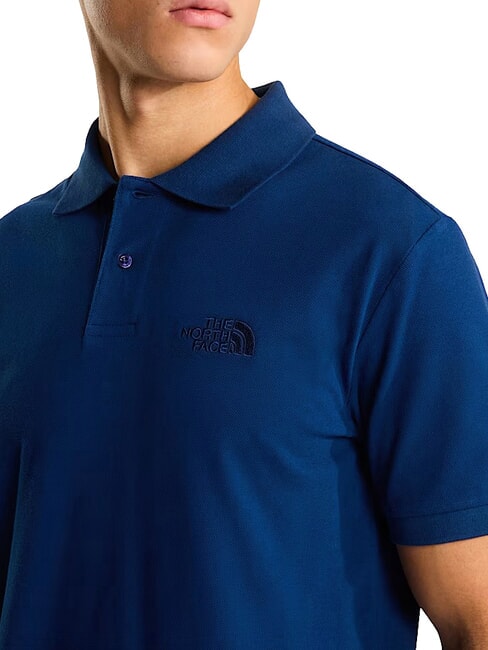 ESSENTIAL Camisa polo de manga corta azul de verano - camisa polo
