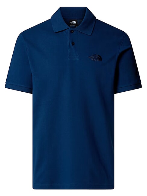 ESSENTIAL Camisa polo de manga corta azul de verano - camisa polo