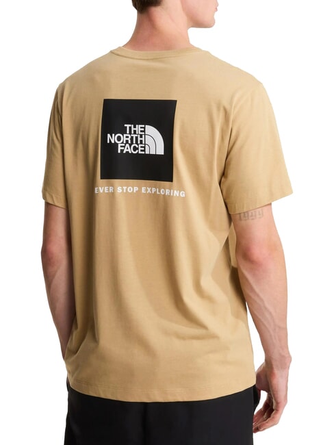 EVOLUTION BOX Camiseta de manga corta, 100% algod&oacute;n piedra caqui - camiseta