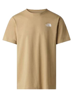EVOLUTION BOX Camiseta de manga corta, 100% algod&oacute;n piedra caqui - camiseta