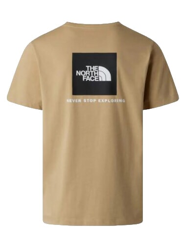 EVOLUTION BOX Camiseta de manga corta, 100% algod&oacute;n piedra caqui - camiseta