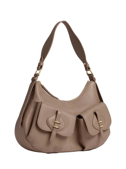 MAVERY POCKET Bolso de hombro de piel topo c&aacute;lido - Bolsos Mujer