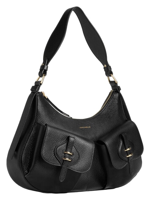 MAVERY POCKET Bolso de hombro de piel negro - Bolsos Mujer