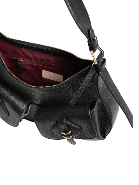 MAVERY POCKET Bolso de hombro de piel negro - Bolsos Mujer