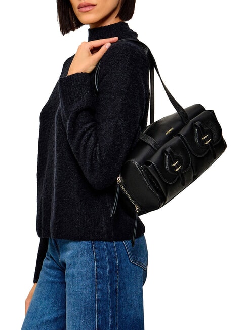 MAVERY POCKET Bolso de hombro de piel. negro - Bolsos Mujer