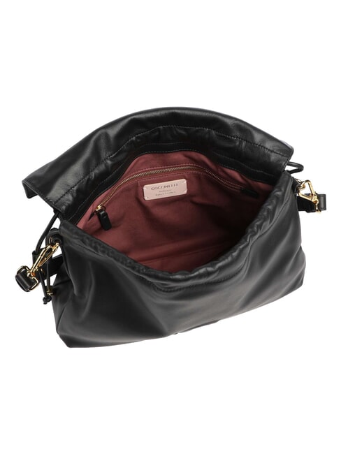 LIDIA Bolso de hombro de piel negro - Bolsos Mujer