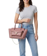 COCCINELLE DOUBLE BEAT Bolso de hombro rosa de invierno - Bolsos Mujer - 2