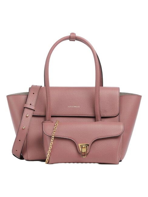 DOUBLE BEAT Bolso de hombro rosa de invierno - Bolsos Mujer