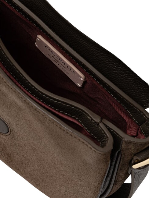 MAVERY SUEDE BI Minibolso con correa para el hombro lodo - Bolsos Mujer