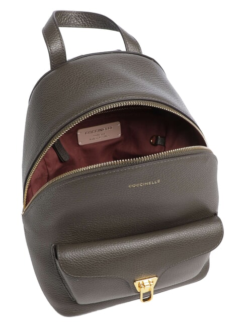 BEAT GENERATION Mochila de cuero lodo - Bolsos Mujer