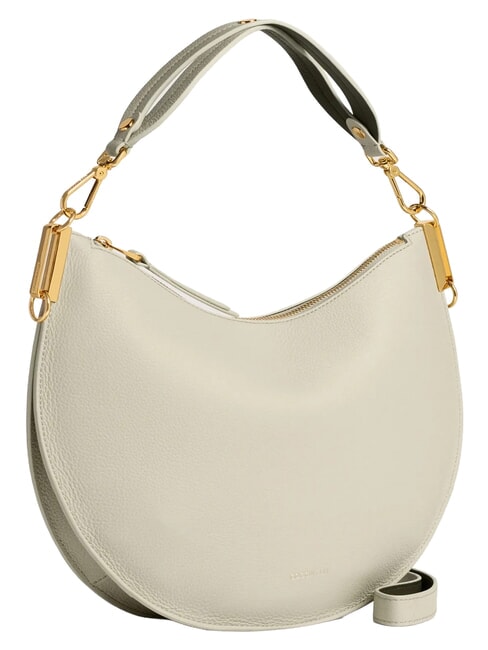 SUNUP Bolso de hombro mediano de piel eucalipto/barro - Bolsos Mujer