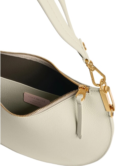 SUNUP Bolso de hombro mediano de piel eucalipto/barro - Bolsos Mujer