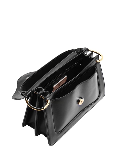 C-ME CALF Bolso de mano con correa para el hombro. negro - Bolsos Mujer