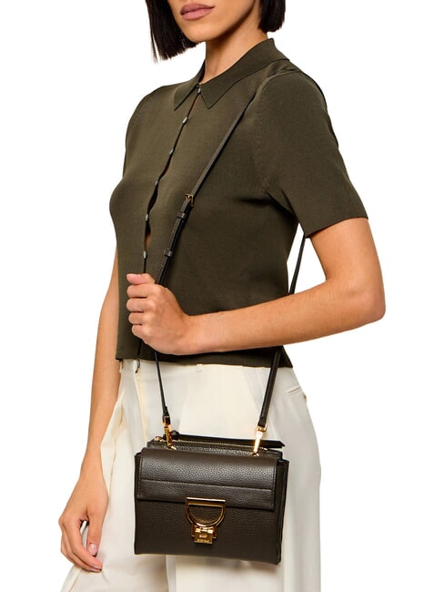 ARLETTIS Minibolso de piel con textura lodo - Bolsos Mujer